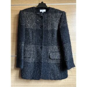 Laura Leigh Ltd Wool & Mohair Coat - Women’s Sz 6 - Lined - 4 Button close